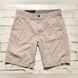 Men's Light Beige Patterned Casual Shorts